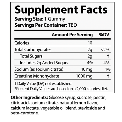 BROPOWER CREATINE GUMMIES